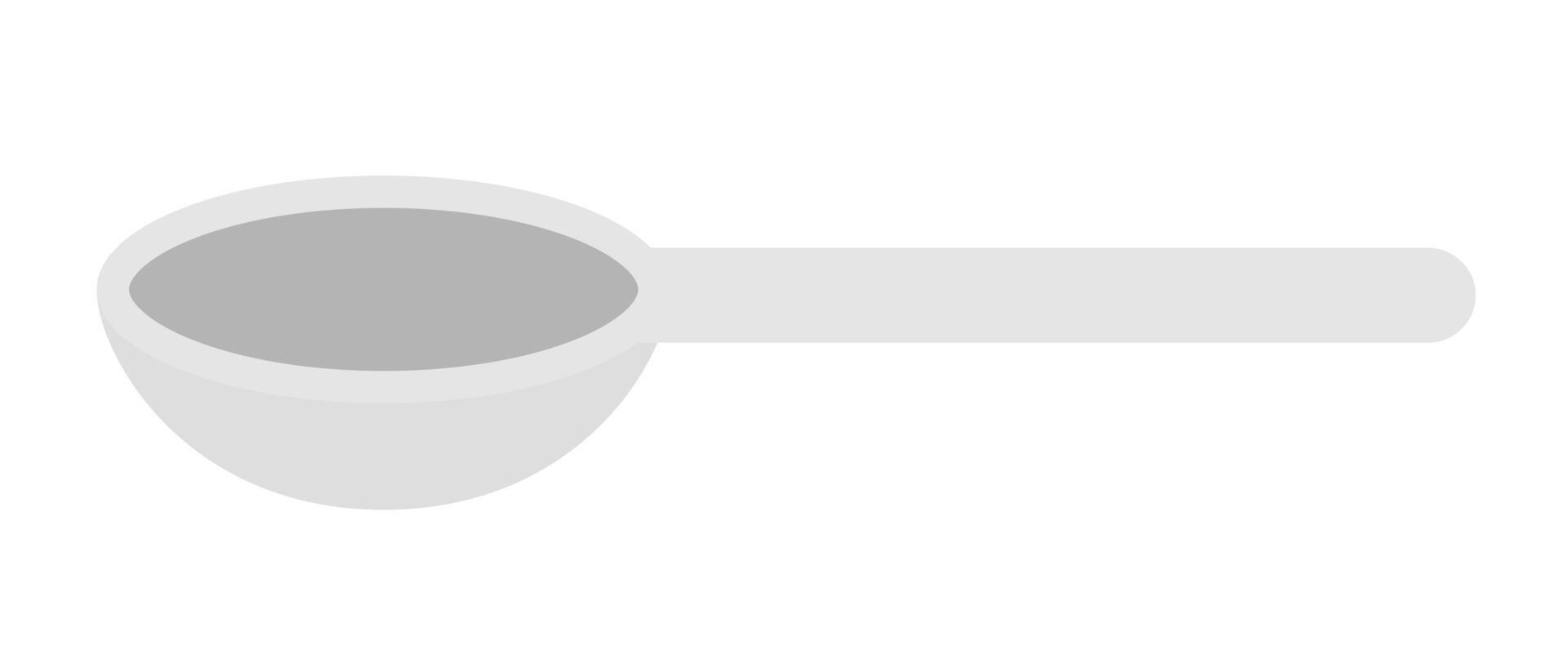 Flat design tablespoon icon. vector