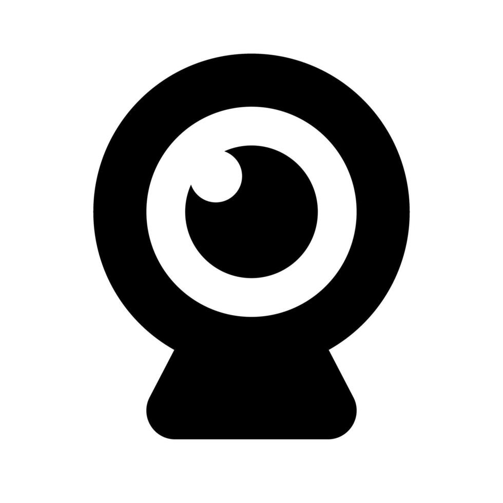Home security camera icon. vector