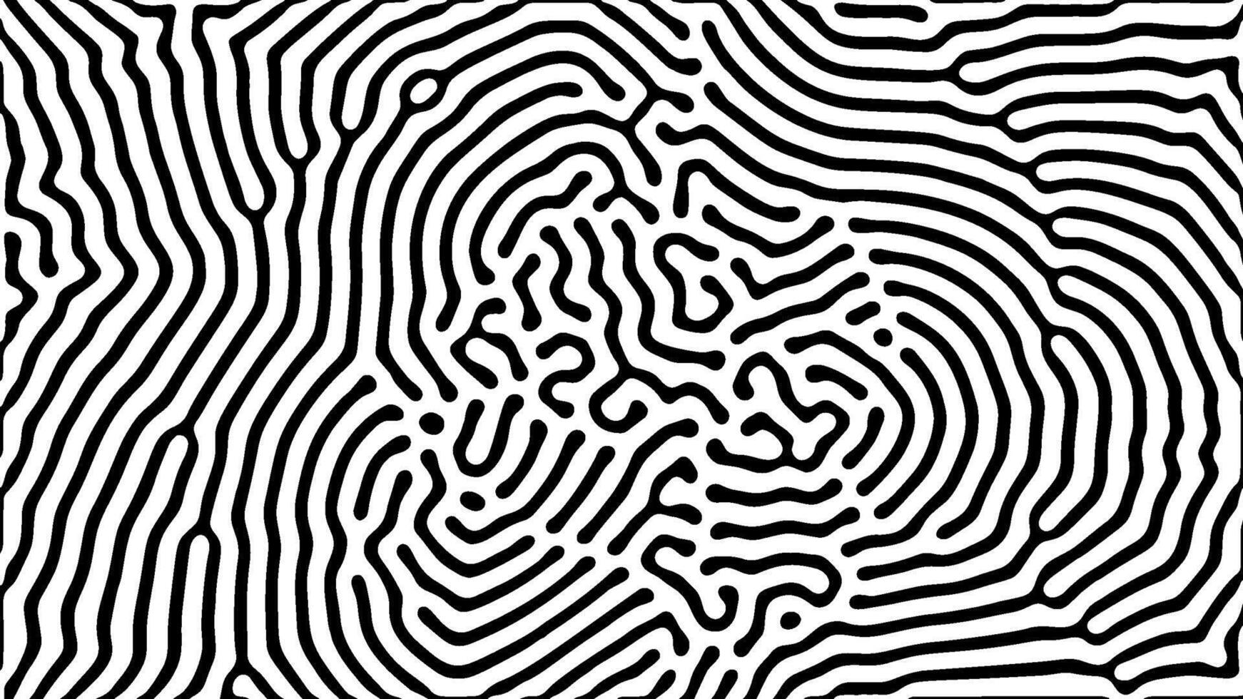 Radiating optical art with black and white lines vector