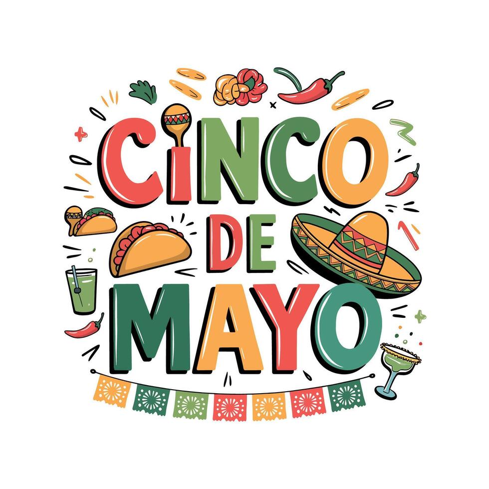 Cinco De Mayo t-shirt design vector