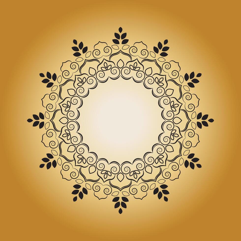 Creative luxury mandala vector