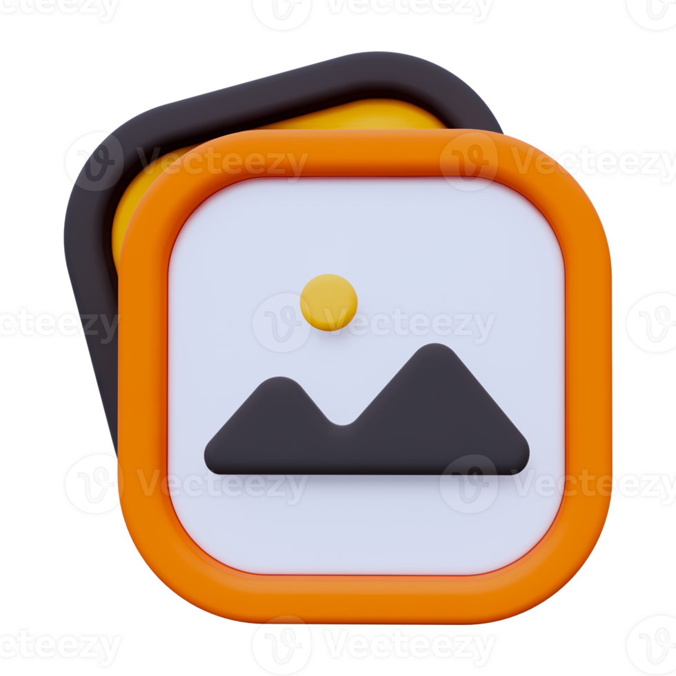 Gallery 3D icon Illustration png