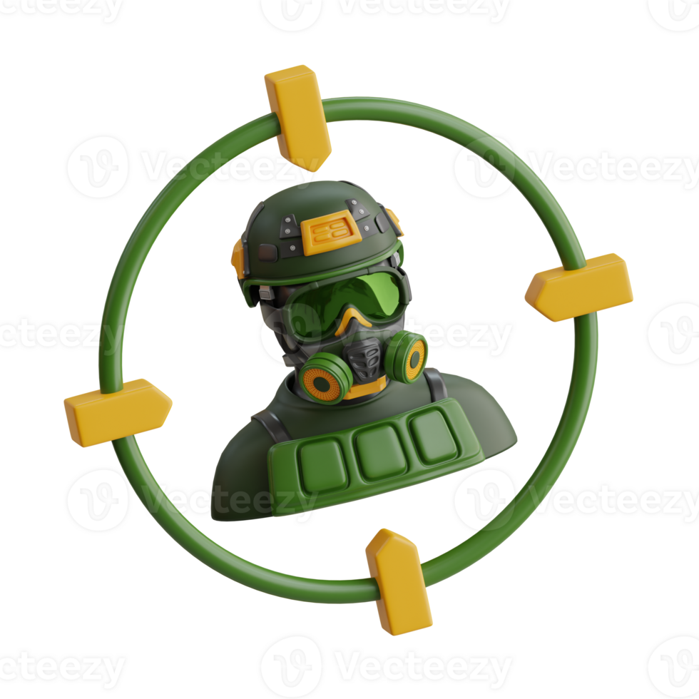 Target 3D element Illustration png