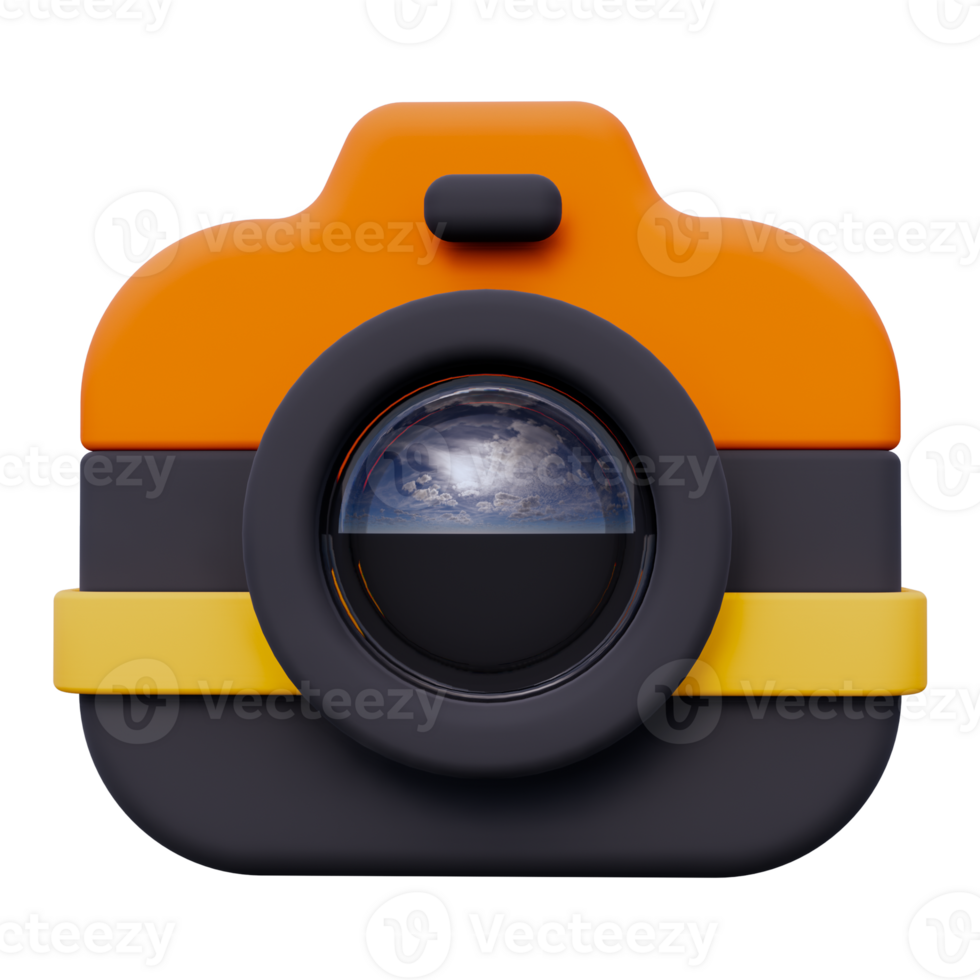 Camera 3D object Illustration png