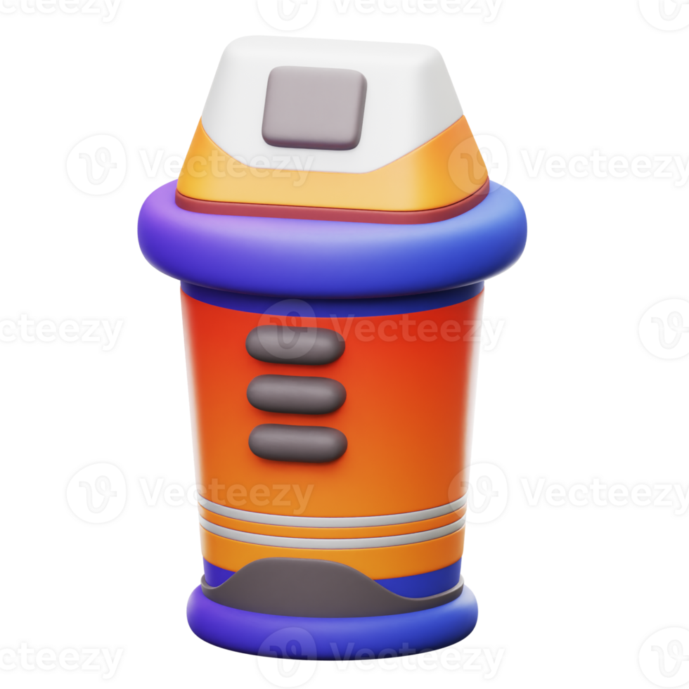 Trash Icon 3D illustration png