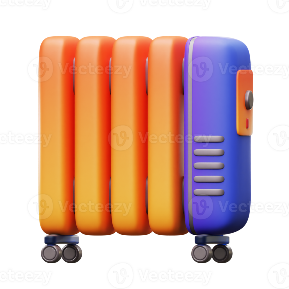 Heater Icon 3D illustration png