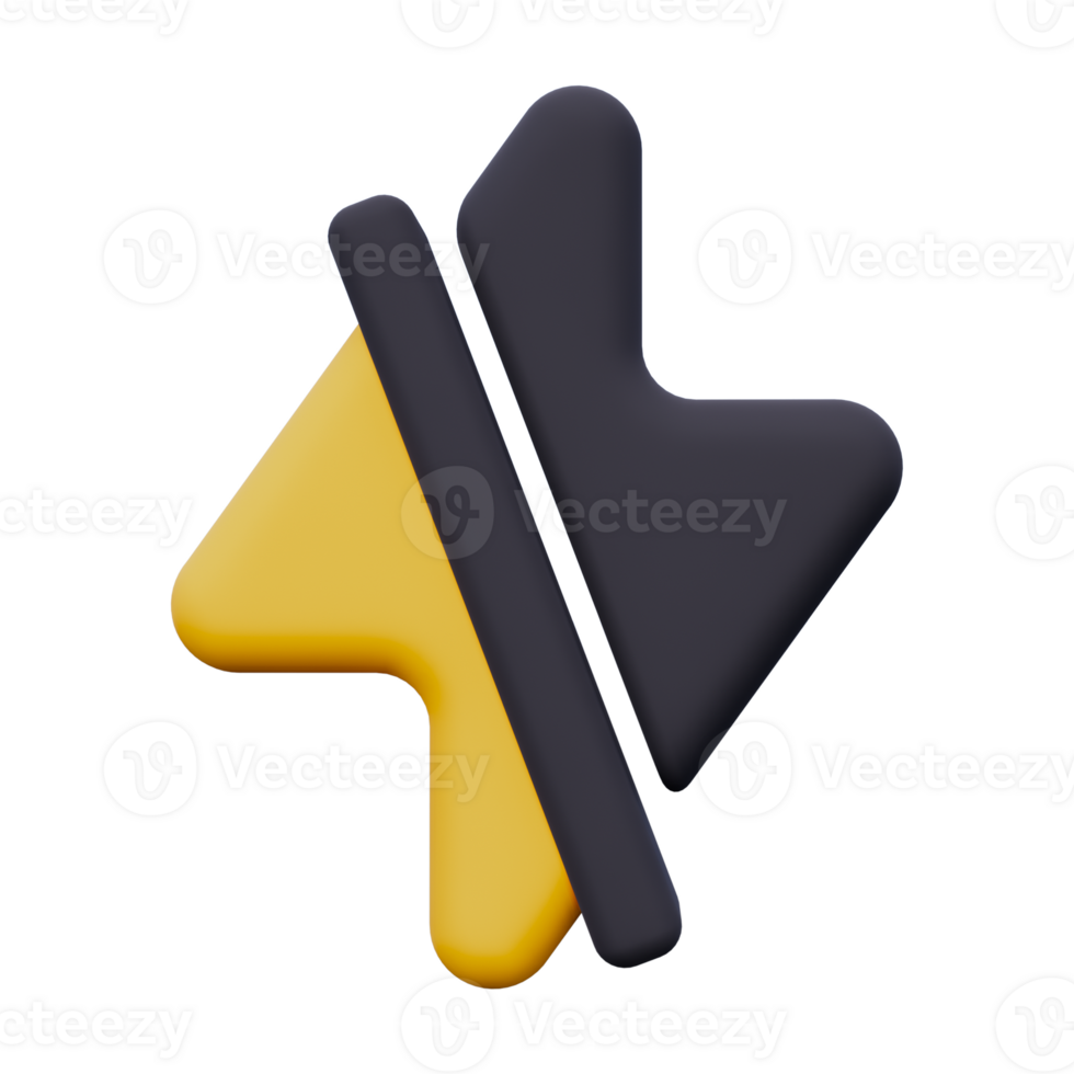 No Flash 3D Illustration png