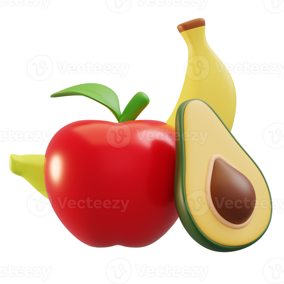 Fruit 3D illustration png