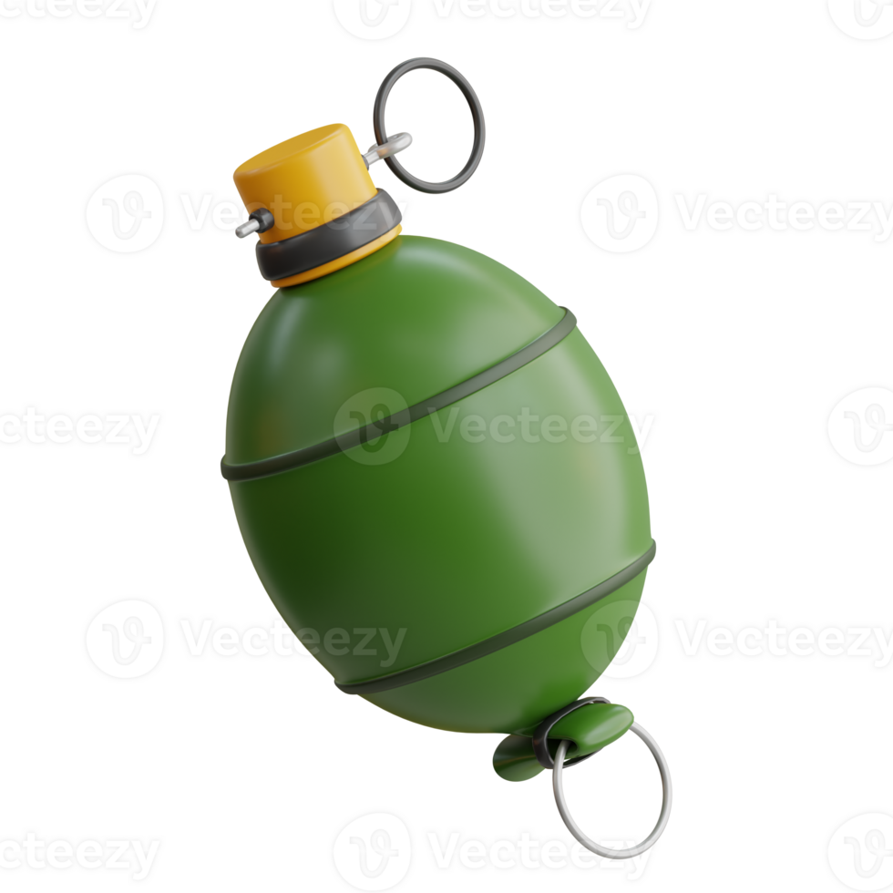 Grenade 3D element Illustration png
