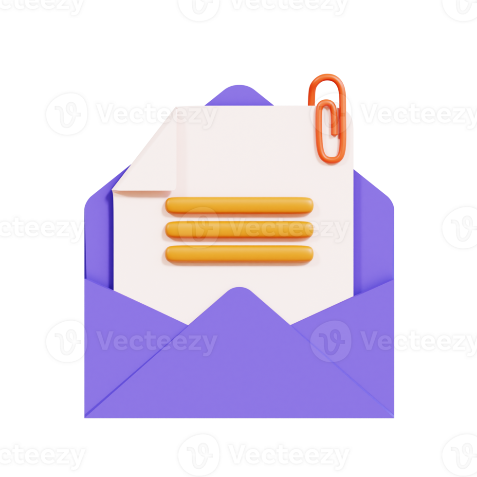 mail 3D Illustration png