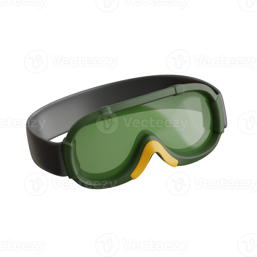 Goggle 3D element Illustration png