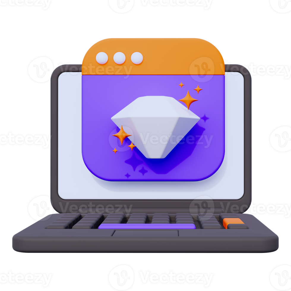 Web Premium 3D object Illustration png