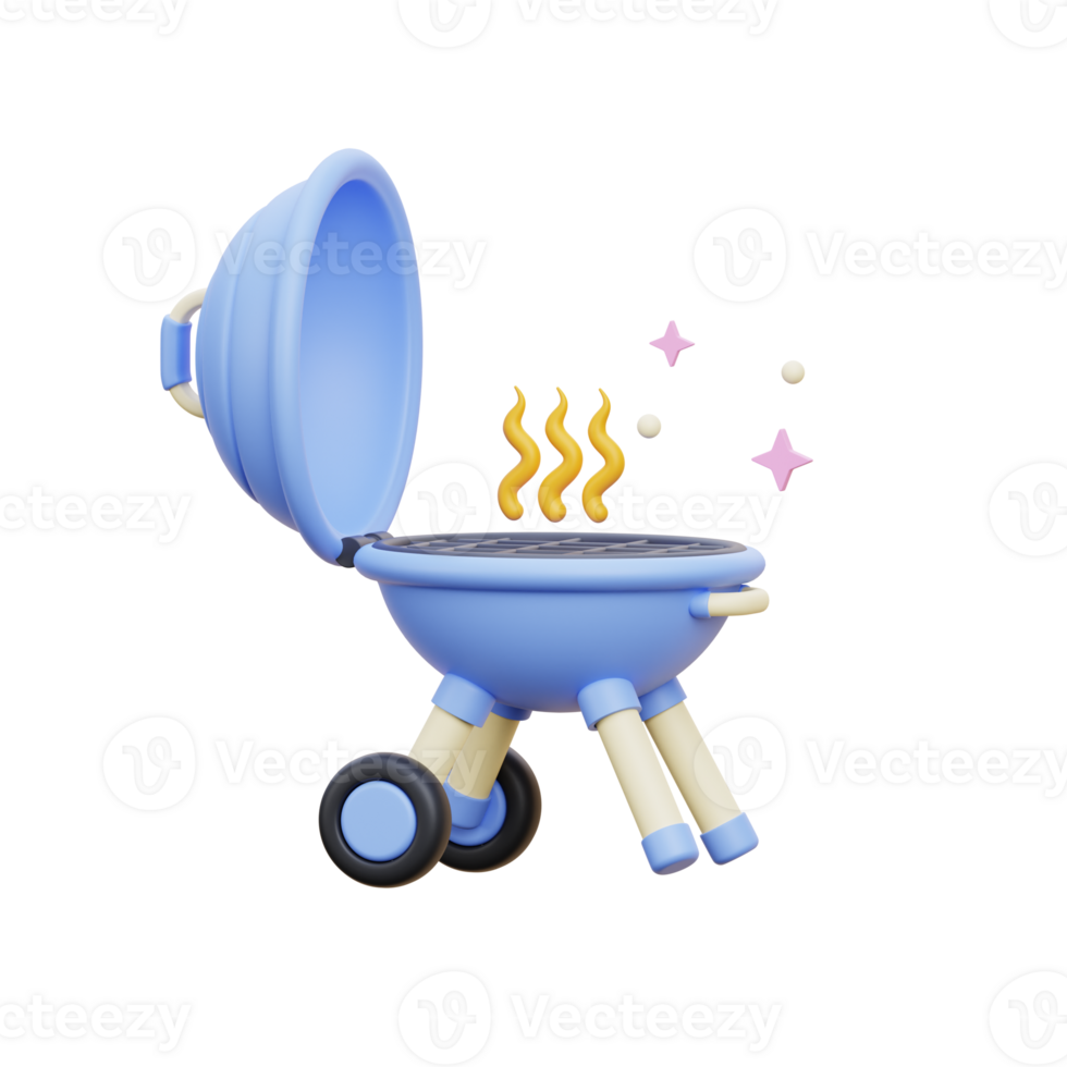 Grill 3D object Illustration png