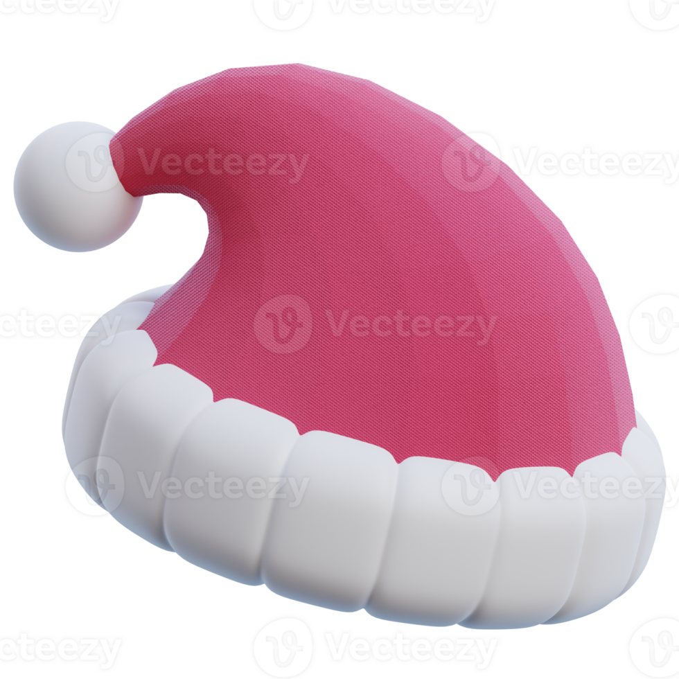 Snowy Hat 3D object Illustration png