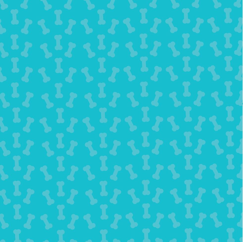 Seamless Bone Pattern on a Blue Background for Fabrics Wallpapers and Prints vector