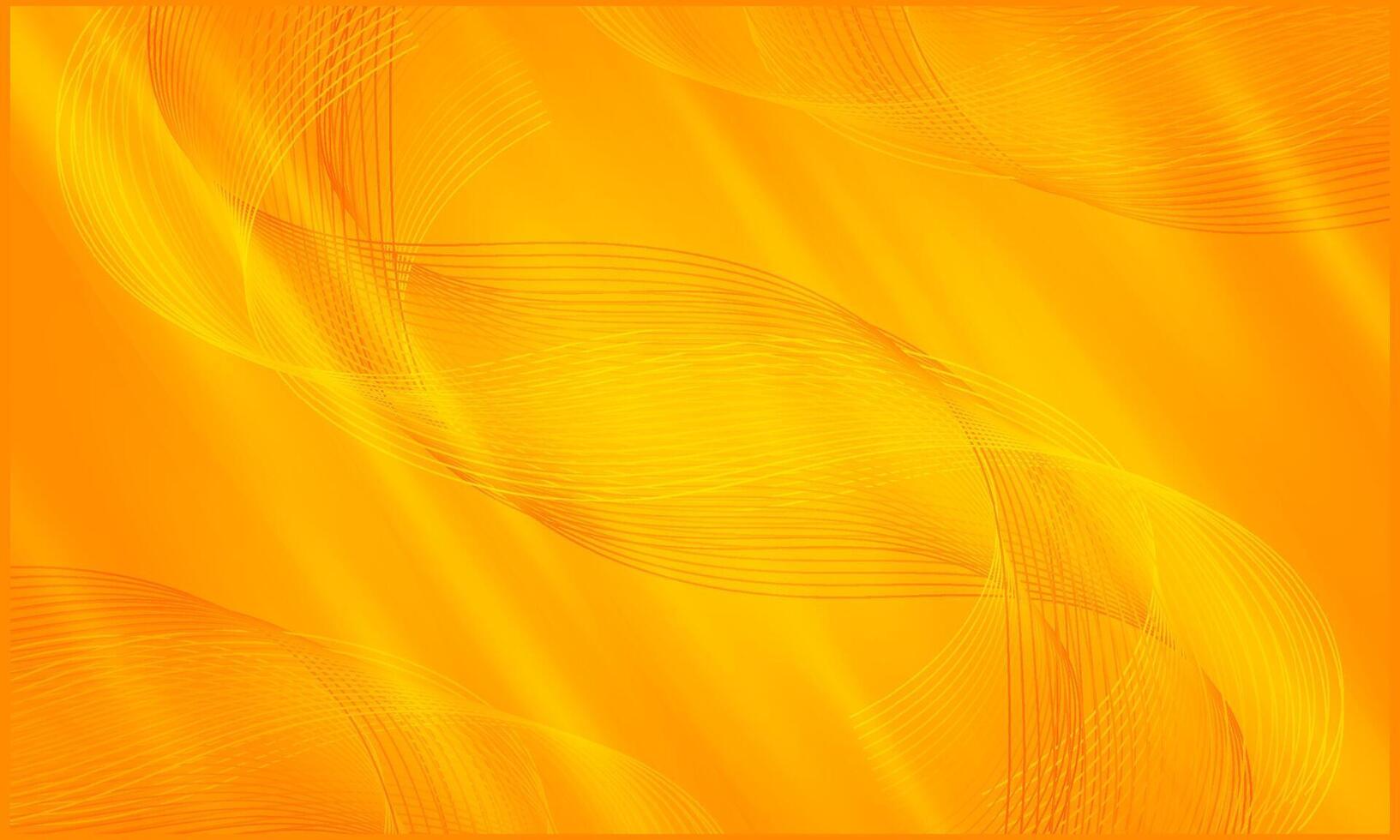 Abstract Orange and Yellow Background with Wavy Lines Background Wallpaper vector