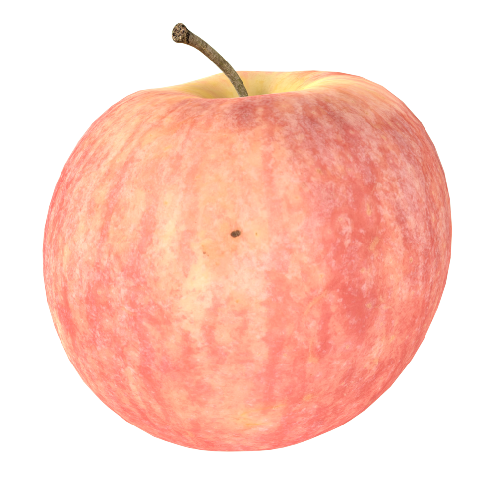 red apple isolated on transparent png