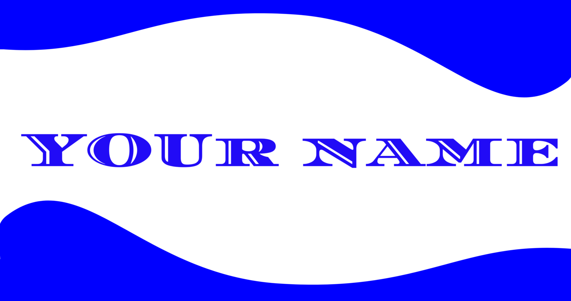 Your Name Business Card Design png
