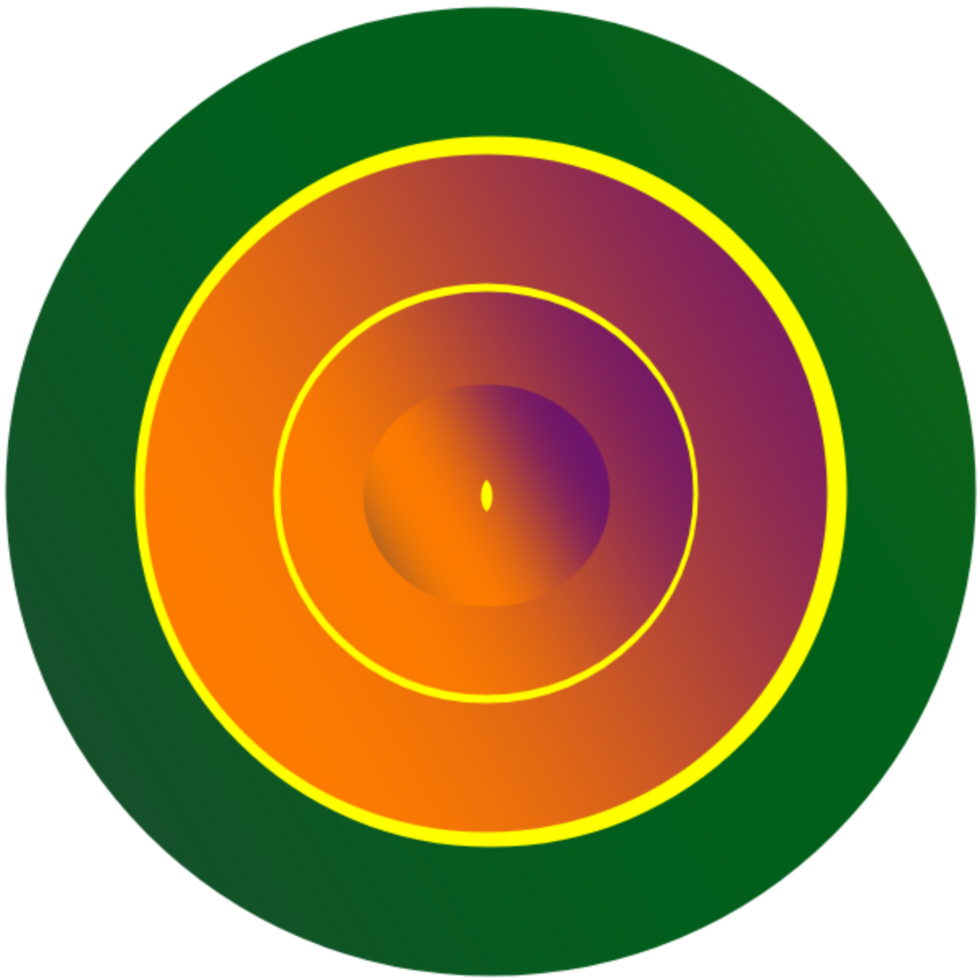 Abstract Circular Gradient Design png