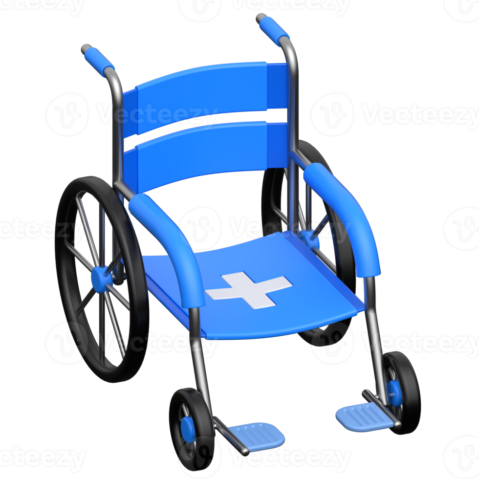 3D Wheelchair Medical Icon png