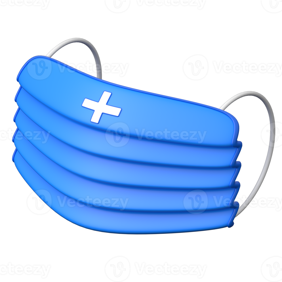 3D Face Mask Medical Icon png