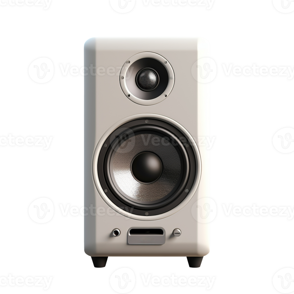 3D Single Speaker on Transparent Background png