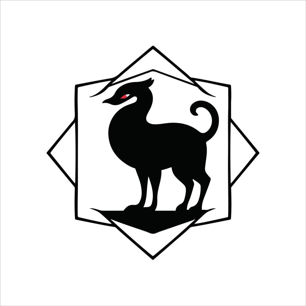 The logo for a company that sells dog collars vector