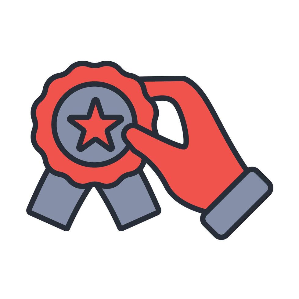 award icon colours abstract businness vector