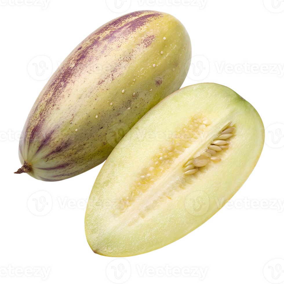 Top view of Pepino, isolated on a transparent background png