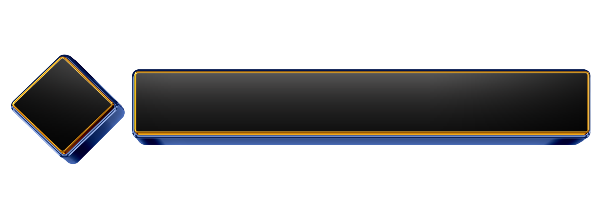 Black Clean Minimal Lower Third png