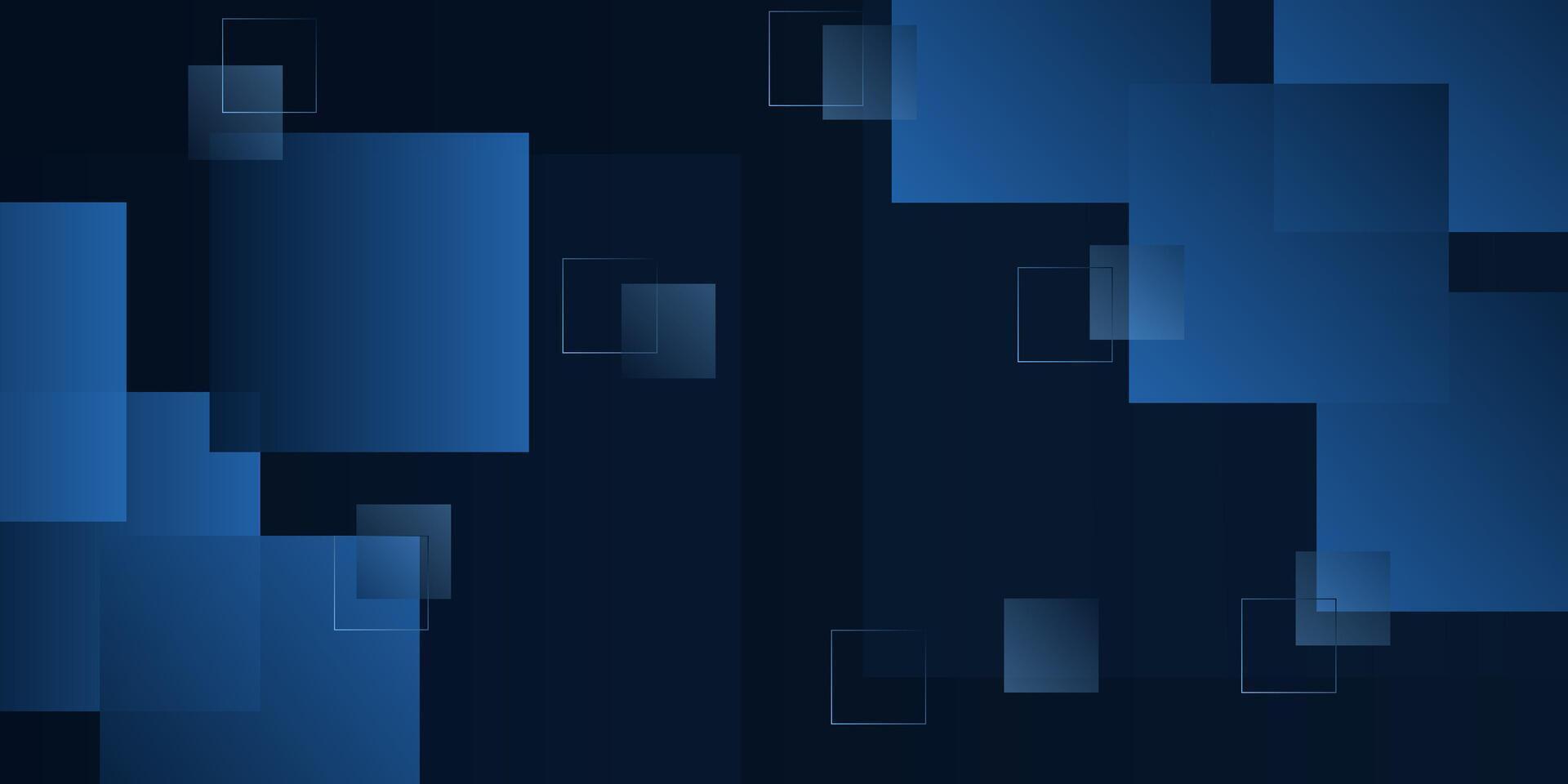 Abstract bright blue background with geometric square shape elements. Colorful blue design. Simple and elegant concept. Eps10 vector