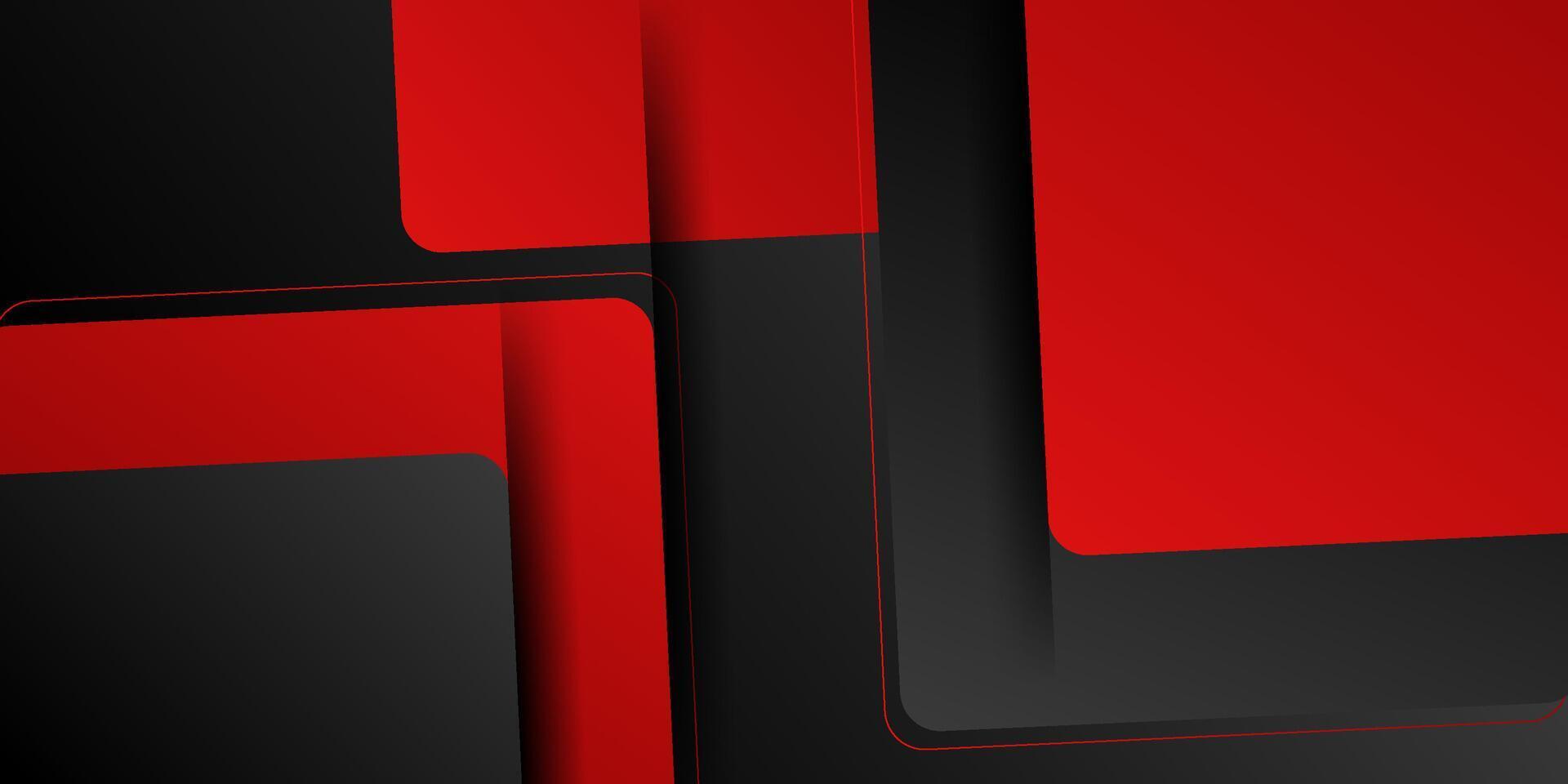 Abstract geometric dark red and black square theme overlapping background for graphic design. Eps10 vector