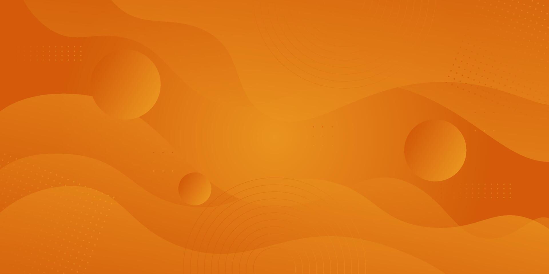 Abstract orange wave fluid background with colorful bright gradient. Simple background design with abstract geometric pattern. Eps10 vector