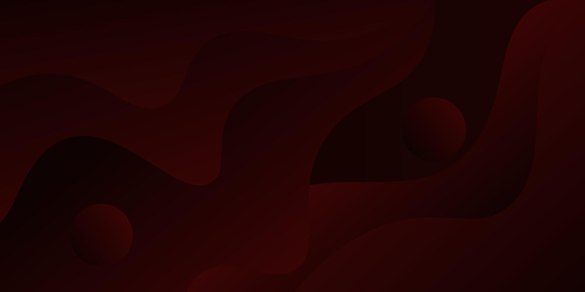 Colorful geometric wave 3D background. Dark red elements with liquid gradient pattern. Dynamic shape composition. eps10 vector