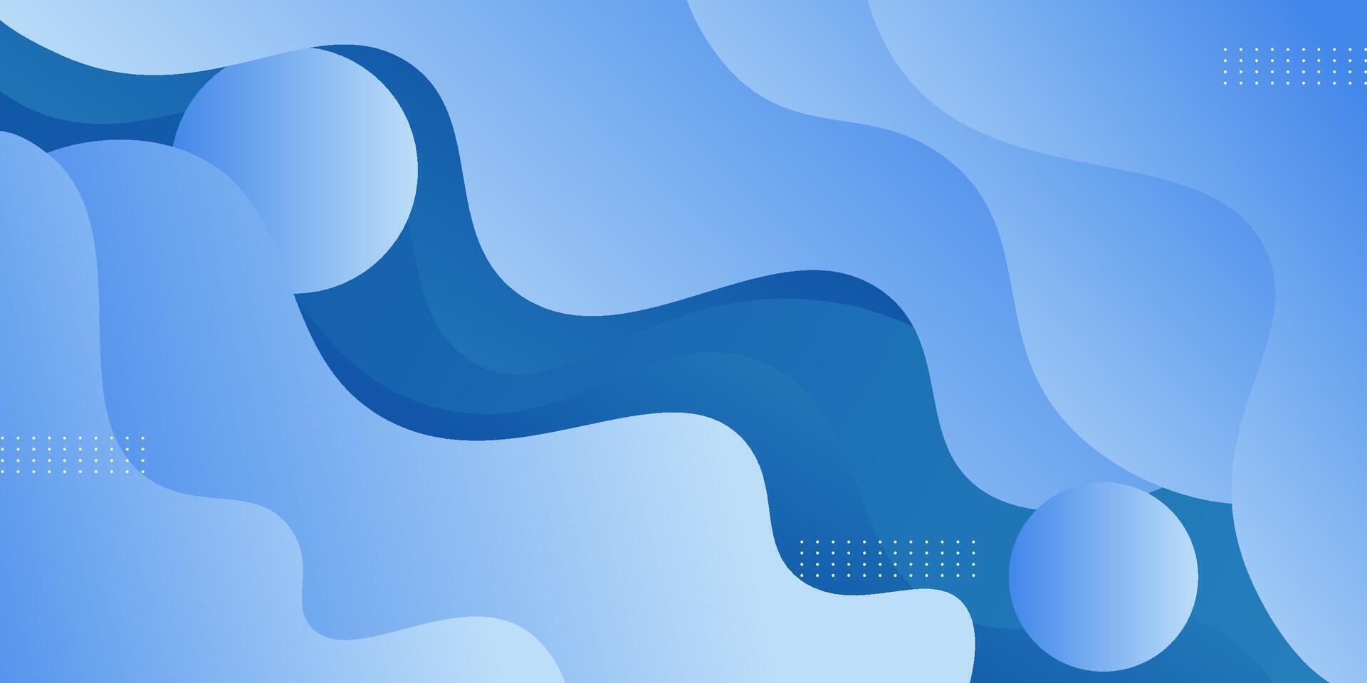 Abstract 3D background with realistic blue wave pattern. Fluid background design. Eps10 vector