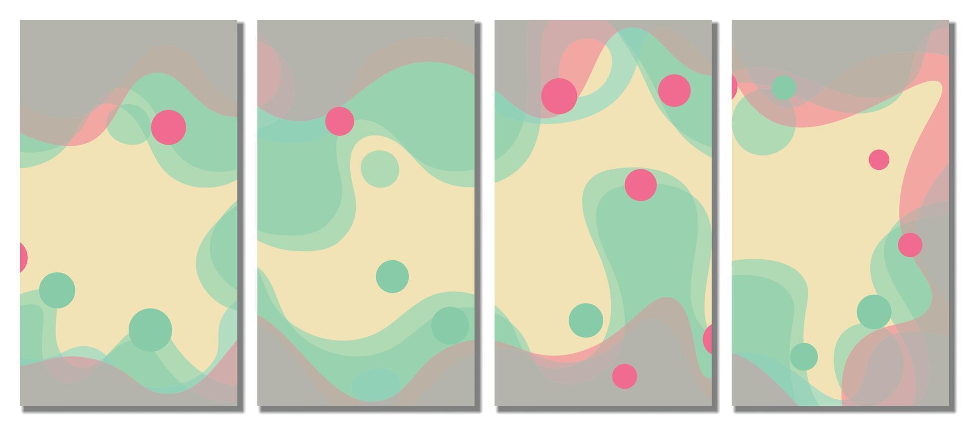 Abstract template set background. Abstract background. vector