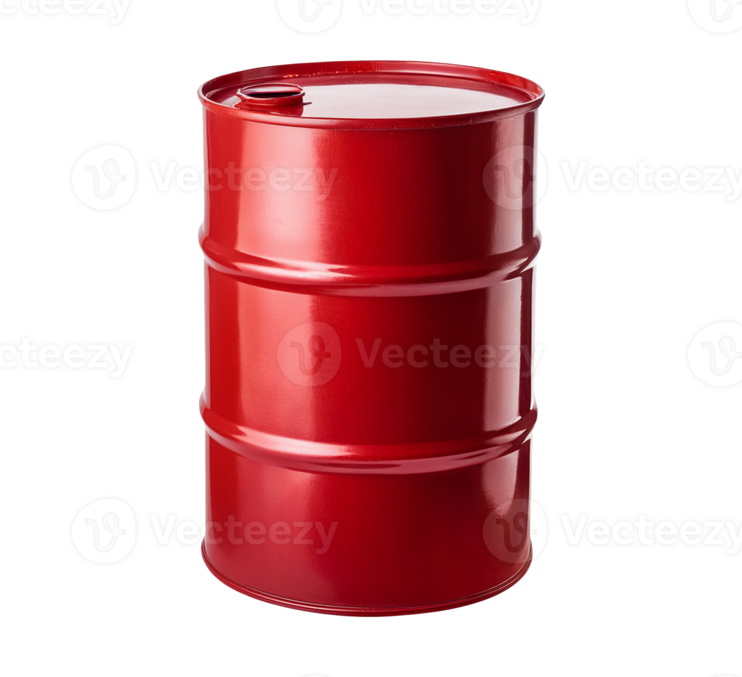 Red Oil Drum Isolated png