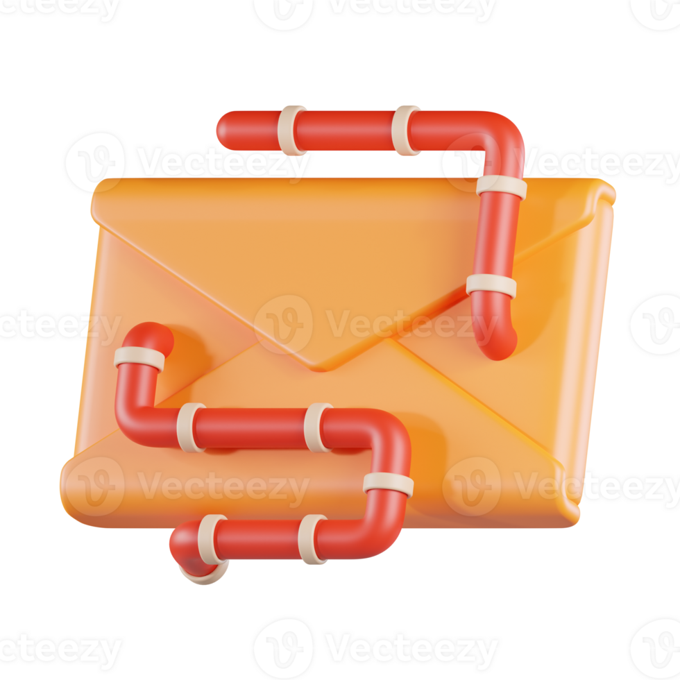 Email Worm 3D Icon png