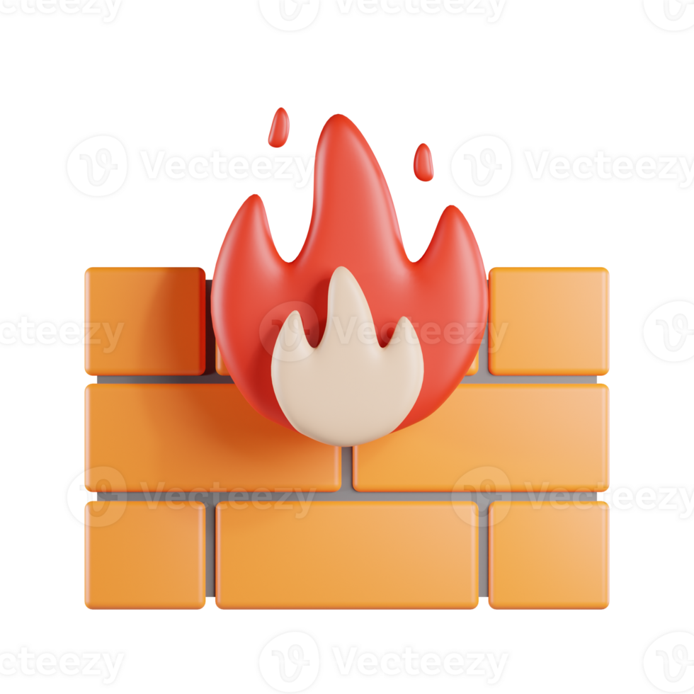 Firewall 3D Icon png