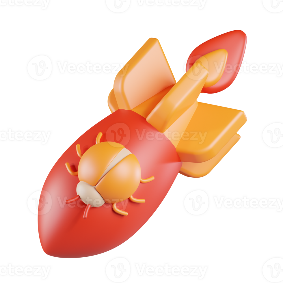 DDoS Attack 3D Icon png