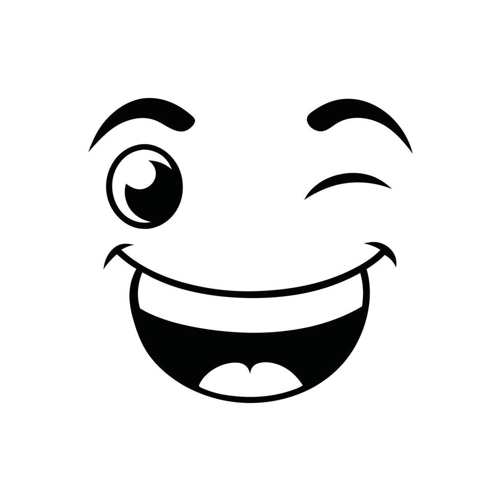 Standalone Cartoon Faces Displaying Various Emotions vector