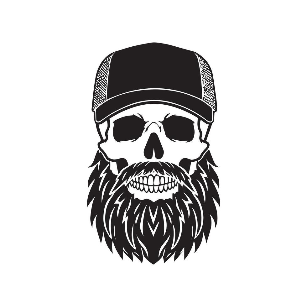 US Motorcycle Skeleton in Action design vector