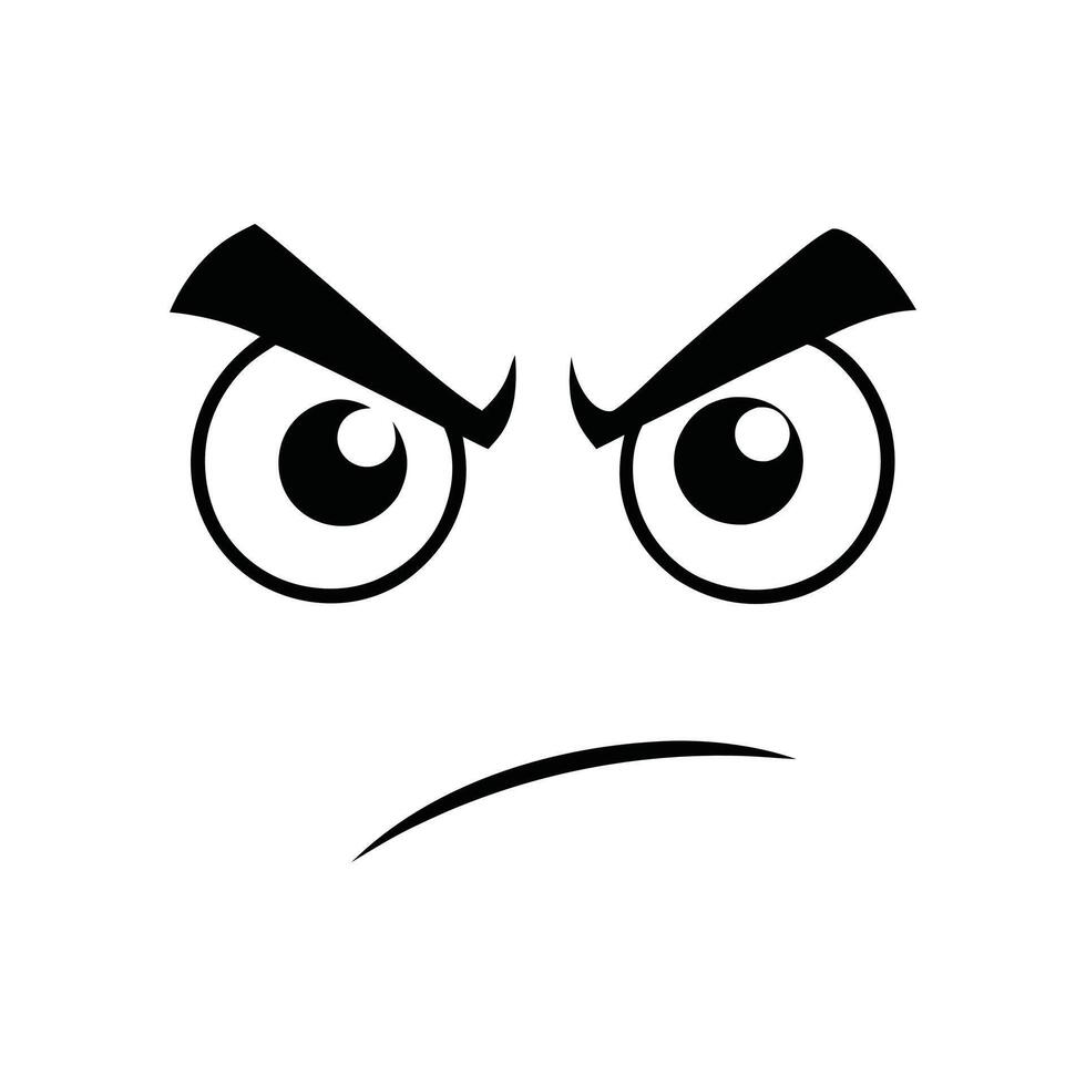 Cartoon Emoji Faces with Expressions Clipart vector