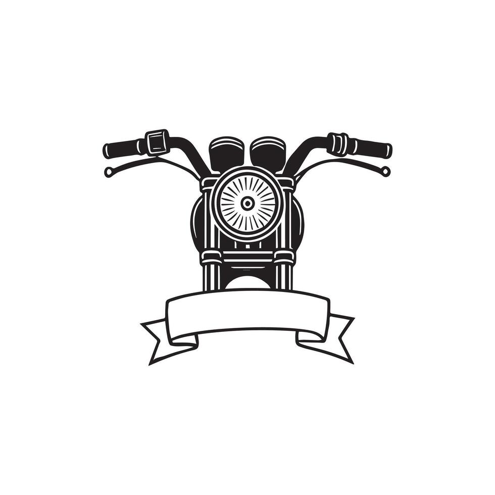 Motorcycle Biker ClipArt Design vector