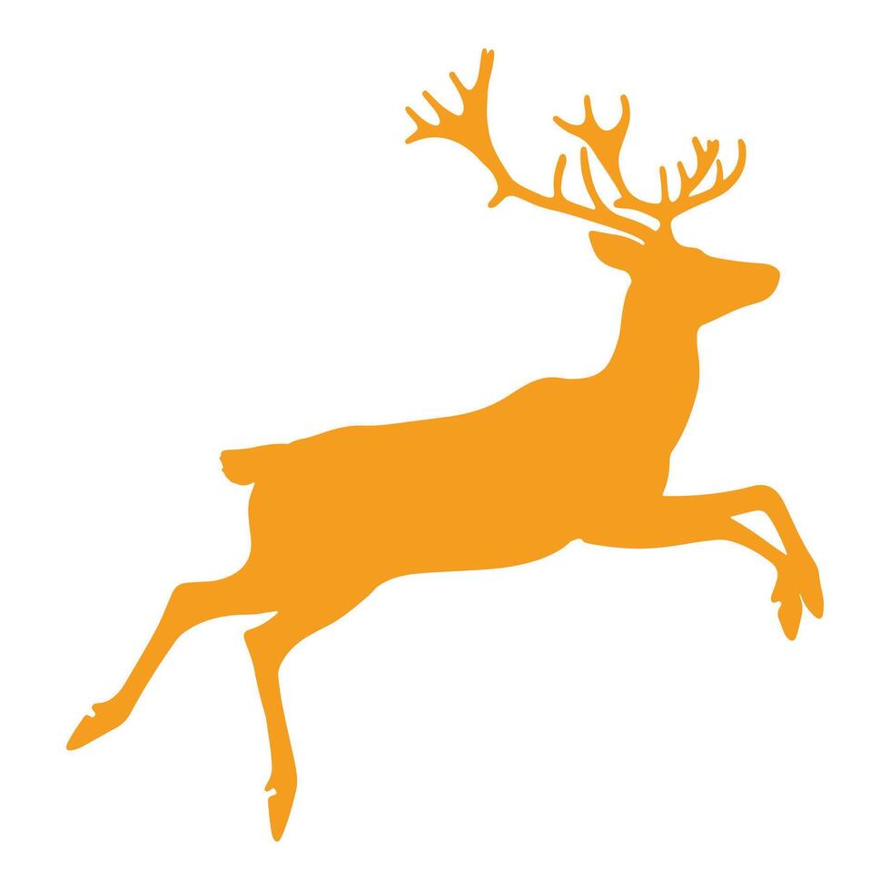 Charming Merry Christmas Reindeer Illustration to Brighten Up vector
