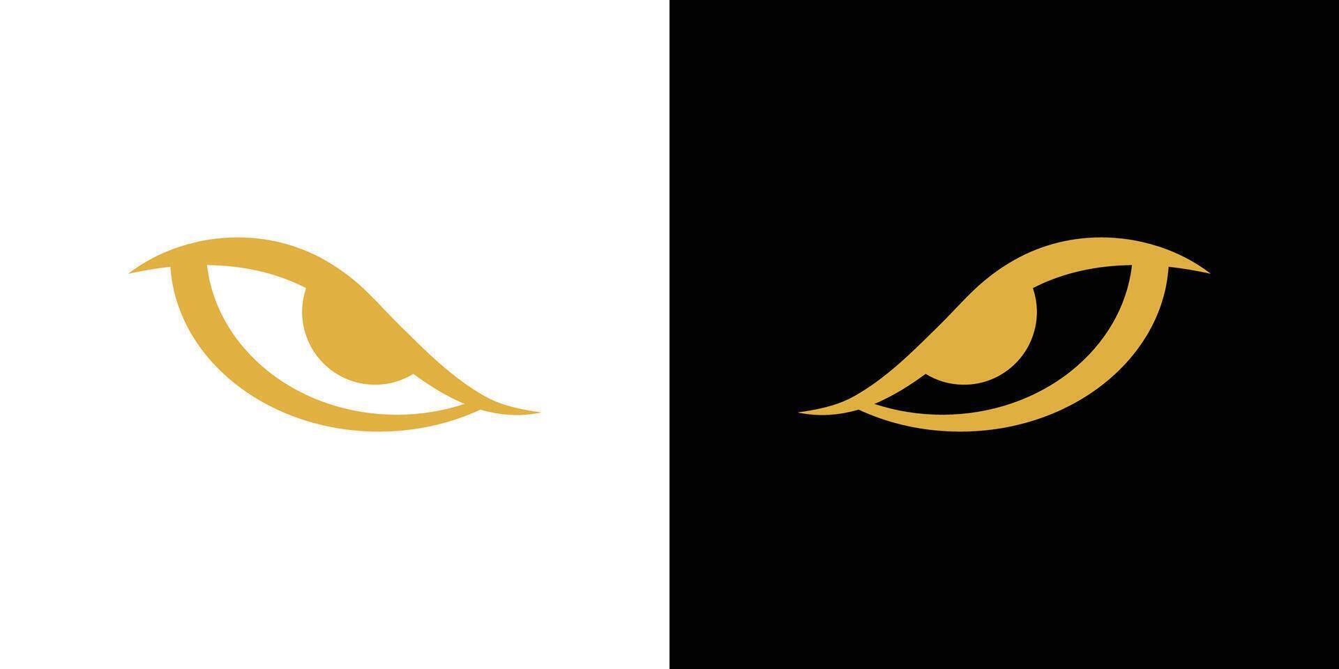 Eagle eye logo vector
