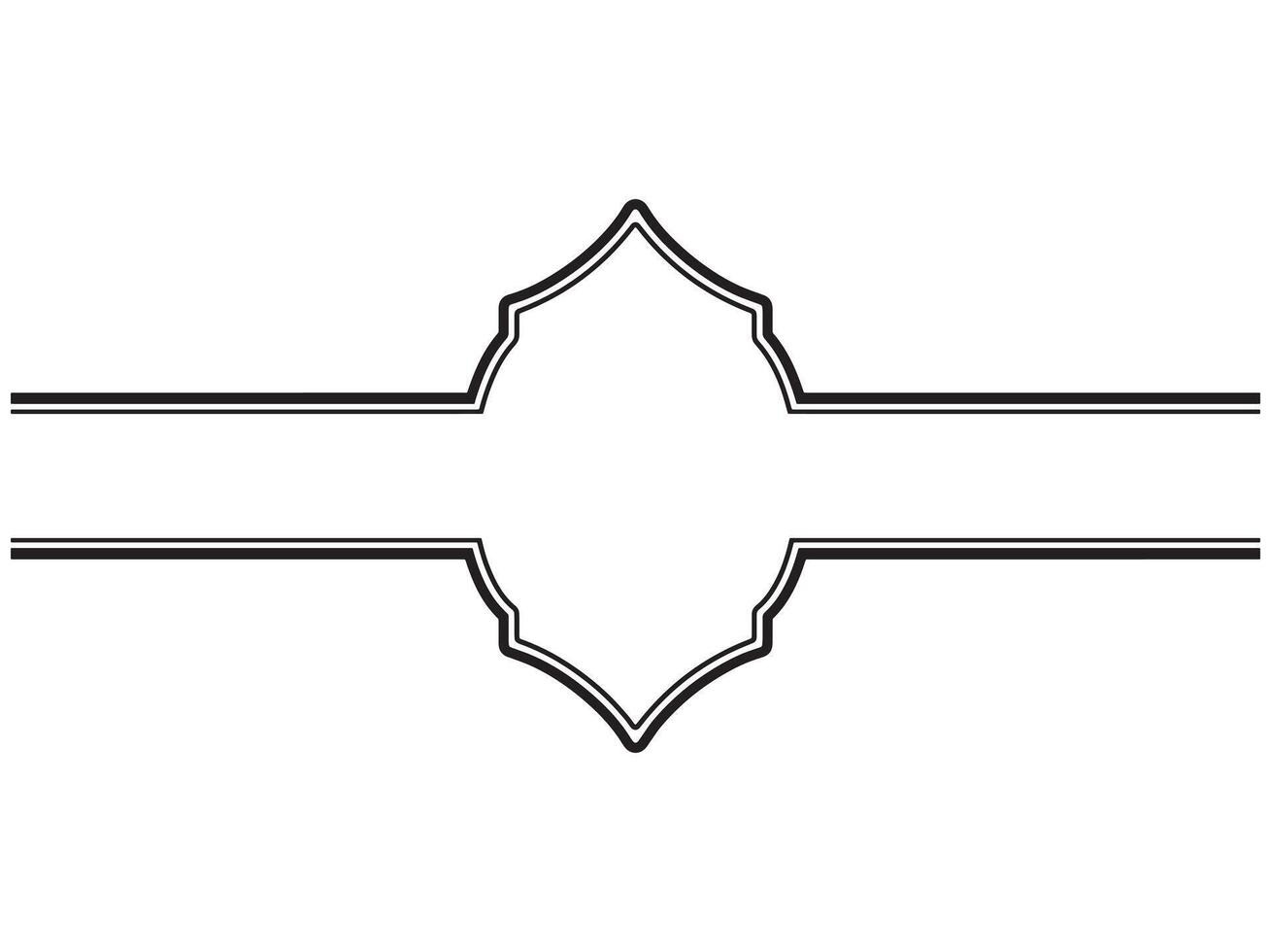 Frame Line Art illustration background vector