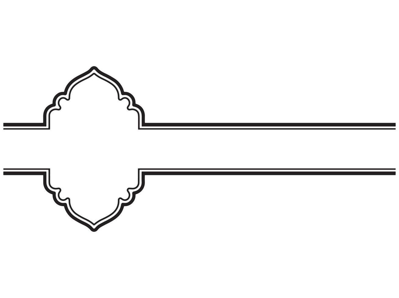 Islamic Frame Background vector