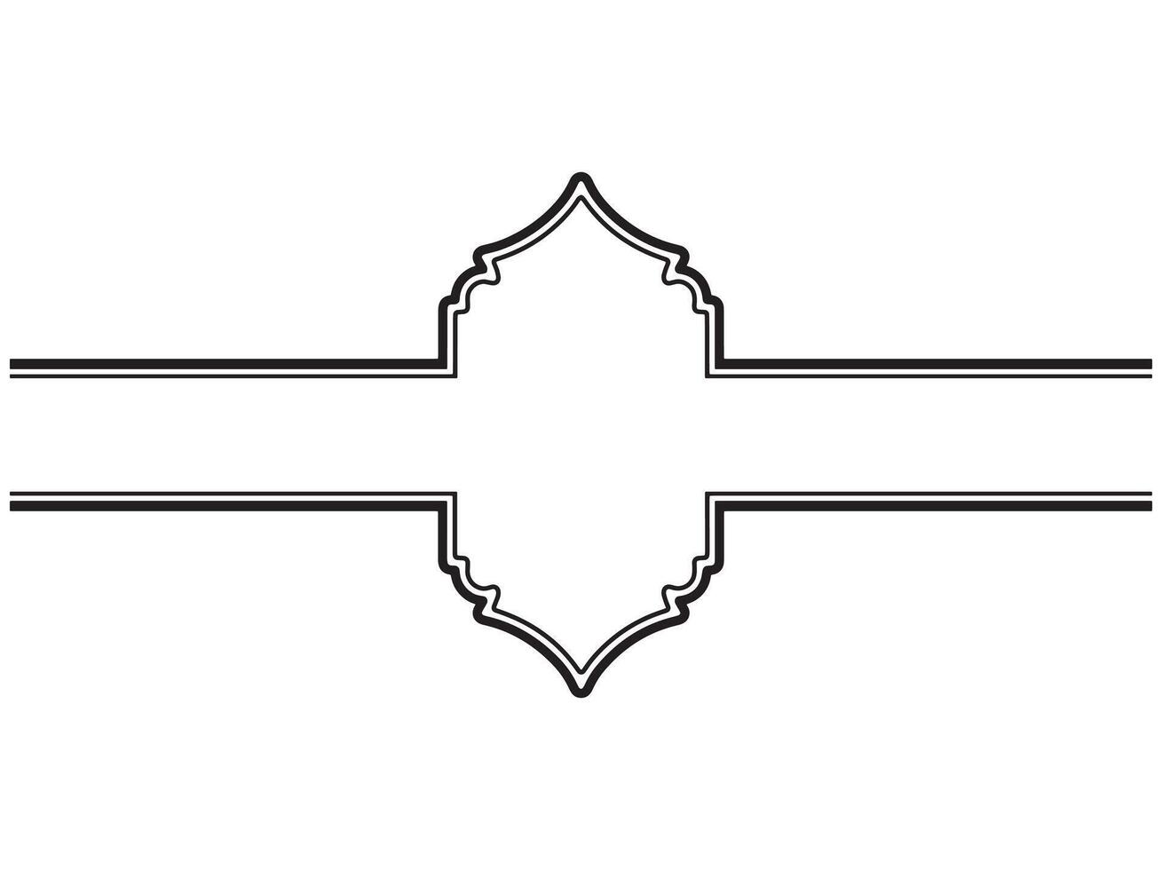 Frame Line Art Background vector