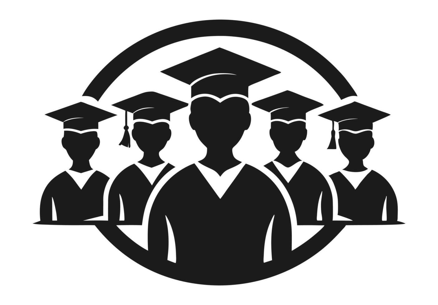 Graduates Celebrates Academic Achievement vector